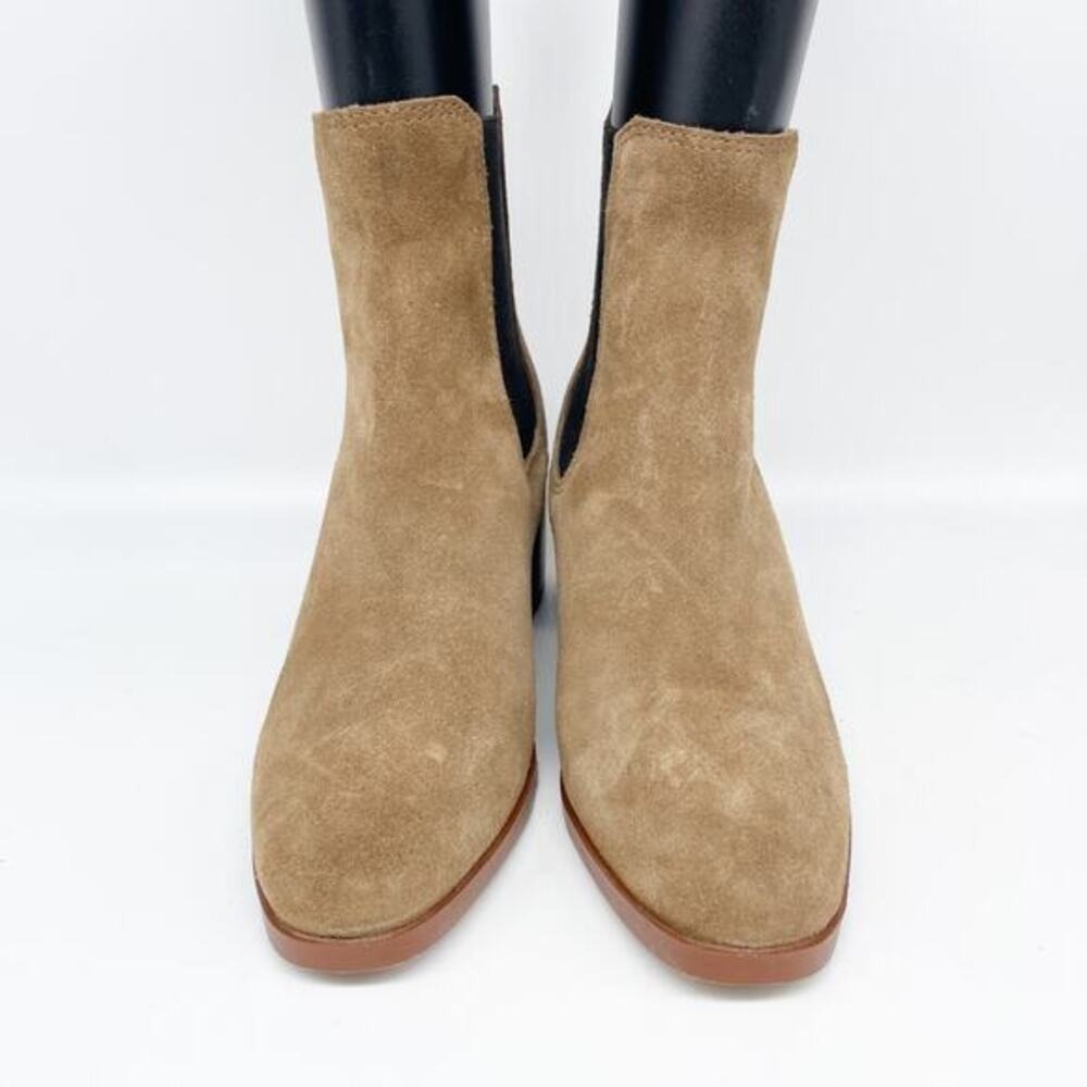Steve Madden Women's Rhiannon Chelsea Boot Cognac Suede Size 7M - Picture 3 of 13